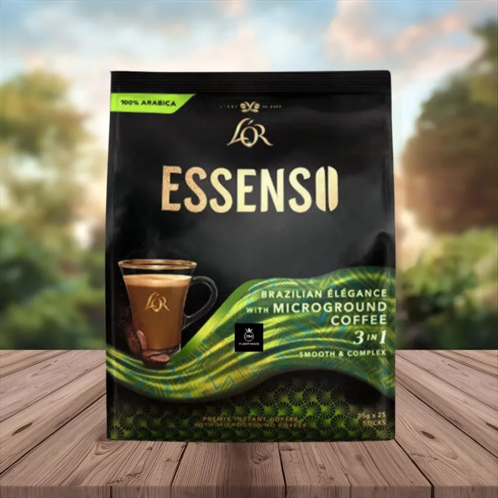 Essenso Brazillian elegance with microground coffee 3in1 smooth & complex.