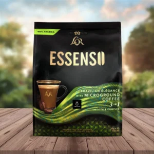 Essenso Brazillian elegance with microground coffee 3in1 smooth & complex.